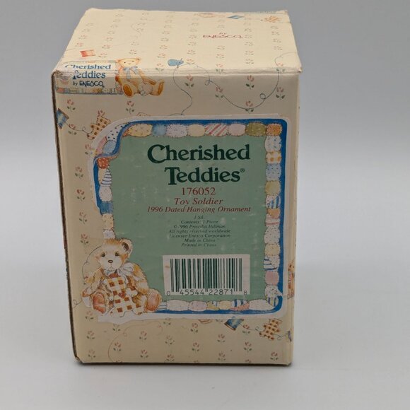Cherished Teddies Toy Soldier Hanging Ornament (176052) 1996 - Picture 2 of 9